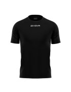 Givova Tricou sport copii Capo - Albastru Royal - Negru