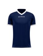 Givova Tricou sport copii Revolution - Bleumarin / Alb - 110-122 CM