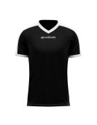 Givova Tricou sport copii Revolution - Negru / Alb - 110-122 CM