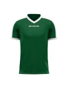 Givova Tricou sport copii Revolution - Verde / Alb - 146-158 CM