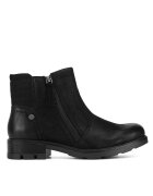 Go Soft Botine dama piele naturala - Negru