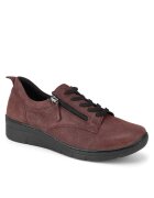 Go Soft Pantofi dama bordo - piele naturala - model WI23-REBECA-21