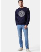 Guess Blugi slim-fit din amestec de lyocell - Albastru