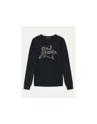 Guess Bluza cu logo cu cristale