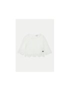 Guess Bluza cu maneca trei sferturi brodata
