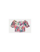 Guess Bluza cu model tropical - Multicolor