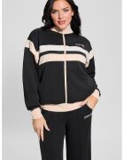 Guess Bluza de trening cu fermoar - pentru antrenament - Alb/Negru/Piersica