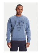 Guess Bluza de trening din bumbac cu logo frontal