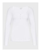Guess Bluza uni cu decolteu Henley -