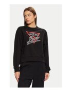 Guess Bluzon cu print logo si paiete