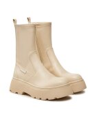 Guess Botine dama FLFBD2 ELE10 - Piele ecologica - Crem -
