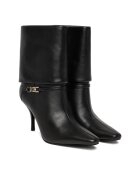 Guess Botine dama FLFNXX LEA10 - Piele naturala - Negru -