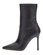 Guess Botine de piele ecologica - Negru