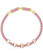 Guess Bratara Arm Party tennis cu cristale Auriu - Auriu/Roz