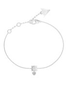 Guess Bratara din otel inoxidabil cu talisman - Argintiu