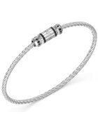 Guess Bratara Exagon cu cristale JUMB05095JWST - Argintiu