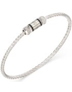 Guess Bratara Exagon fixa JUMB05096JWST - Argintiu