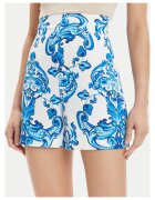 GUESS BY MARCIANO Pantaloni scurti dama alb/albastru