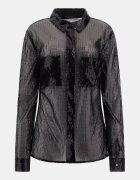Guess Camasa dama Sintetic - Negru - Negru