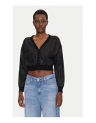 Guess Cardigan crop cu maneci lungi