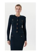 Guess Cardigan slim fit cu striatii si nasturi decorativi