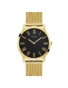 Guess Ceas barbatesc GW0074G3 - 44mm - mecanism quartz - culoare aurie - curea din otel