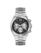 Guess Ceas barbatesc GW0703G1 - Quartz - 46mm - argintiu - curea din otel argintie - 5ATM