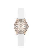Guess Ceas de dama carcasa de 28 mm - curea din Silicon rezistenta la apa 3 ATM - GW1000L3