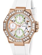 Guess Ceas de dama carcasa de 39 mm - curea din Silicon rezistenta la apa 5 ATM - GW0695L3