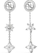Guess Cercei lungi cu zirconia - Argintiu