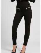 Guess Colanti cu talie inalta - Negru