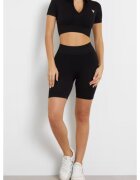 Guess Colanti scurti cu talie inalta