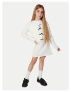 Guess Compleu pentru fete - pulover si fusta - alb