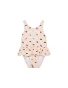 Guess Costum de baie pentru fete cu volan si imprimeu