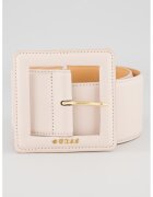 Guess Curea cu catarama patrata Tatum - Roz somon