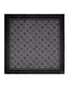 Guess Esarfa din amestec de modal - Negru/Gri inchis