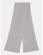 Guess Fular tricotat cu model torsade - Gri
