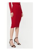 Guess Fusta cambrata din jerseu cu aspect striat