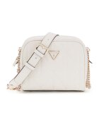 Guess Geanta crossbody cu bareta din lant - Crem