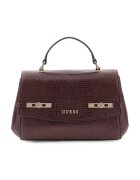 Guess Geanta cu bareta de umar si clapa Melinda - Visiniu
