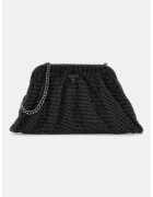Guess Geanta de umar cu strasuri - Negru