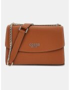 Guess Geanta din piele ecologica cu bareta de umar si aspect texturat - Maro scortisoara