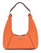 Guess Geanta hobo din piele ecologica cu logo - Portocaliu mandarina