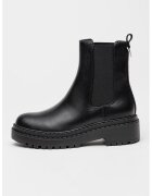 Guess Ghete Chelsea de piele ecologica - Negru