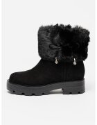 Guess Ghete cu blana sintetica - fara inchidere - Negru