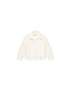 Guess Haina din blana shearling cu logo stantat pe partea din spate
