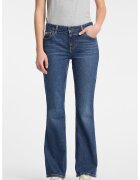 Guess Jeans Blugi cu croiala bootcut si talie medie - Albastru inchis
