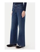 Guess Jeans Blugi din bumbac cu talie medie si croiala evazata