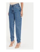 Guess Jeans Blugi din denim relaxed fit cu talie medie cu buzunare