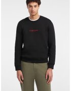 Guess Jeans Bluza de trening slim fit cu broderie - Negru